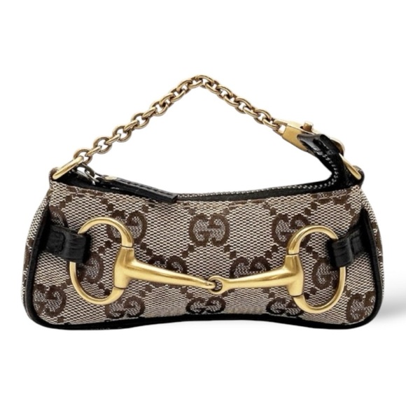 GUCCI Horsebit Chain  handbag mini bag - Picture 1 of 16
